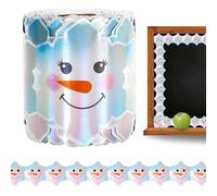 Bulletin Board Border - Paper, 33ft x 3.4in Classroom Trim Christmas-Themed | Easy-to-Apply Decorative Display Roll, Holiday Wall Border for bulletin boards, classrooms, offices, home décor