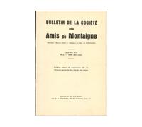 Bulletin de la Société des amis de Montaigne 1966 - Jean-Yves Pouilloux - Classiques Garnier - broché - Revue