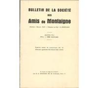 Bulletin de la Société des amis de Montaigne Jean-Yves Pouilloux (Collection dirigée par), Collectif (Auteur)