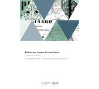 Bulletin des travaux de l'association