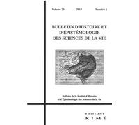 Bulletin d'Histoire et d'Epistemologie...20 / 1