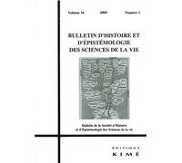 Bulletin d'Histoire et d'Epistemologie des Sciences De - Collectif - Kime - broché - Essai