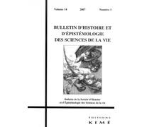 Bulletin d'Histoire et d'Epistemologie des Sciences De