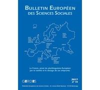 Bulletin européen des sciences sociales n°14 Année 2017 - Collectif - L'harmattan - broché - Revue