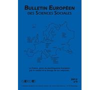 Bulletin européen des sciences sociales N° 9 - Mikhail Popov - L'harmattan - broché - Essai