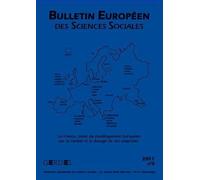 Bulletin Européen Des Sciences Sociales T.8