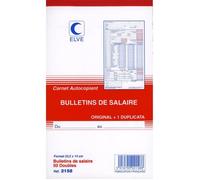 BULLETINS DE SALAIRE 235X140 50/2+0 AUTOCOPIANT