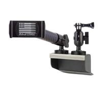 Bulletpoint Support de téléphone portable en métal pour tableau de bord et support de caméra d'action compatible avec Jeep Wrangler JK 2011-2018 (double base sphérique de 20 mm)