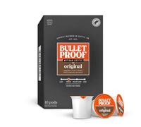 Bulletproof Original Medium Roast Single-Serve Lot de 10 capsules de café Arabica d'Amérique centrale et du Sud