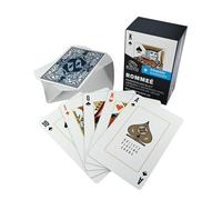 Bullets Playing Cards, Jeu de cartes Rommee (feuille française) en plastique, 2 signes d'angle, indice standard, 57 x 88 mm