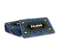 Bullets Playing Cards, Plaque de Poker en céramique Silvio, avec valeurs, Lot de 6 (10 k)