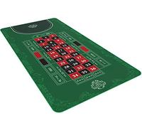 Bullets Playing Cards, Roulette Mat in 180 x 90 cm, tapis de table pour une véritable sensation de casino