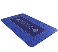 Bullets Playing Cards | Tapis de Poker Bleu Classique Design 100x60cm | Surface Lisse Antidérapante, Qualité Classique, Lavable & Hydrofuge