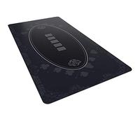 Bullets Playing Cards, Tapis de Poker Design Noir en 180 x 90 cm pour Votre Propre Table de Poker, Tissu Deluxe, Bullets Playing Cards, Tapis de Poker, Coussin de Table de Poker