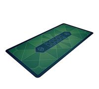 Bullets Playing Cards | Tapis de Poker Vert Paulie Design 180x90 cm | Surface Lisse Antidérapante, Qualité Casino, Lavable & Hydrofuge
