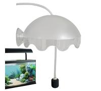 Bulleur d'air pour aquarium | Diffuseur de bulles d'oxygène avec tuyau, pierre à air, bouclier étanche en acrylique silencieux pour le salon, la maison