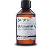 Bullfrog Gel douche multi-usage Secret Potion N.3, 88% naturel, parfum marin boisé ambré, 250 ml