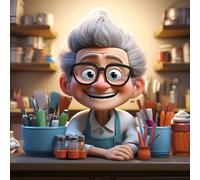 Bullglesup Puzzle pour adultes 1024 pièces, atelier avec affiches, pièces parfaitement imbriquées lettres au dos, pas de poussière, cadeau pour personnes âgées (50 x 50 cm)