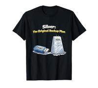 Bullion Stacker Silver Original Backup Plan 999 Lingot T-Shirt