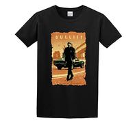 Bullitt Fishinger Harajuku Gift T-Shirt Unisex Gift Men's Black Tees XL