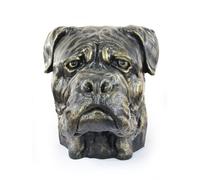Bullmastiff, buste de chien, grande tête de chien pour le jardin, décoration uni