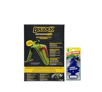 Bullock Defender Pro Verrouillage antivol universel pour voiture, bouclier de sécurité en alliage renforcé, idéal pour la voiture de ville, installation facile + arbre magique voiture neuve