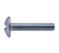 Bullone stufa, zincato, diametro 4 x 40 mm, confezione da 20 bulloni
