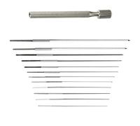 Bullonge Assortiment de 12 équarrissoirs à 5 pans TRAC-12 pour horloger