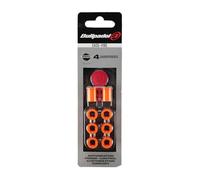 Bullpadel Blister Ease Vibe Anti-vibration Orange (4 pièces)
