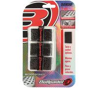 Bullpadel Surgrip GB-1201 Comfort – Confort et Absorption – Noir M/L Pack de 3
