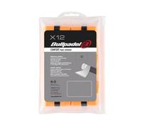 Bullpadel OVERGRIP GB1600 Pack 12 529 Surgrip Mixte, Orange Fluo, Taille Unique