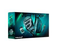 Bullpadel Vertex 04 Pack Man Lot De Raquettes Padel + Sac À Dos-noir