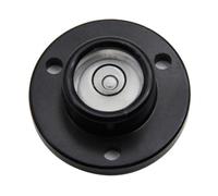 Bull's Eye Niveau à bulle compact de 28 mm avec mouvement à bulles de 2 mm de haute précision, boîtier en aluminium monté sur bride pour une utilisation professionnelle et bricolage (A)