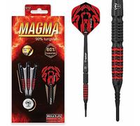 Bull's Magma Fléchettes Noir/Rouge 18 g