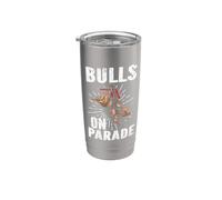 Bulls on Parade Bull Riding Gobelet isotherme en acier inoxydable double paroi
