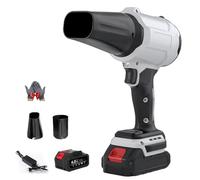 Bullseye Air Blower, Bullseye Air Blower, Muti-Option Battery Cordless Turbo Jet Handheld with Removable Nozzles for Yard, Garage, Patio & Outdoor Cleaning (White Battery 2)