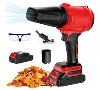 Bullseye - Bullseye Blower, Bullseye Air Blower, Super Puissant Ventilateur sans Fil, 450 CFM / 160 mph Turbo Jet-Flower, pour la Cour, Le Garage et Le Nettoyage extérieur, BBQ (1Pcs)