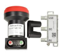 Bullseye LNB + Bias Tee 12-18 V - TCXO LNB Kit pour QO-100 & Ku-Band - Calibré GPS, idéal pour SDR, radio amateur et SWL, réception précise NB et DATV