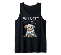 Bullsheet Boo Funny Heifer Halloween Cow Ghost Débardeur