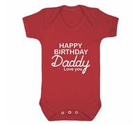 Bullshirt Happy Birthday Daddy Rouge à manches courtes Body rouge Red 6-9 mois