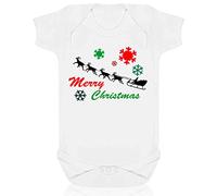 Bullshirt Merry Christmas traîneau Body blanc blanc 12-18 mois