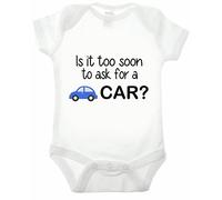 Bullshirt's Il est trop Tôt pour demander pour une voiture à manches courtes Body blanc blanc 9-12 mois