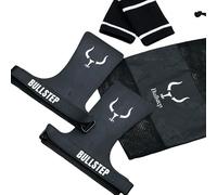 Bullstep - Manique Crossfit Forge en Fibre de Carbone | Gants de Fitness sans magnésium | Manique Gym Homme Femme | Hand Grips Antidérapants pour Cross Training, Gymnastique (Medium)