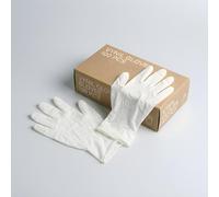 BullTek Lot de 100 gants jetables en vinyle de qualité supérieure, sans poudre, haute résistance, imperméables, antidérapants, barrière biologique, protection chimique, usage professionnel (large)