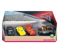 Bullyland 12798 Disney Pixar Cars 3 Flash McQueen Figurine de jouet, env. 3 cm, idéale comme figurine de gâteau, détaillée sans PVC, cadeau idéal pour les enfants pour des jeux imaginatifs