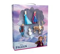Bullyland 13413 Princess Elsa, Anna, Kristoff, Sven and Olaf Toy Figure Set from