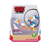 Bullyland 15084 - Set de Figurines Walt Disney Mickey Mouse Donald et Daisy peintes à la Main avec Amour, sans PVC, Excellent Cadeau pour garçons et Filles pour Jouer imaginativement