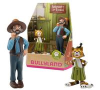 Bullyland 46005 - Set de Figurines de Jeu, Pettersson et Findus dans Une boîte Cadeau, 2 pièces, Figurines peintes à la Main, sans PVC, pour Les Enfants pour Un Jeu imaginatif Multicolore