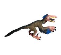Bullyland 61312 Dinosaure Vélociraptor Mini Dinosaure Vélociraptor Env. 4,5 cm de Haut, Figurine Peinte à la Main avec Amour en PVC pour garçons et Filles pour Jouer imaginativement, Multicolore