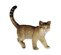 Bullyland 66373 - Figurine de Jeu, Chat Sauvage, Environ 6,5 cm de Haut, Figurine Peinte à la Main, sans PVC, pour Que Les Enfants Jouent de manière Imaginative Multicolore